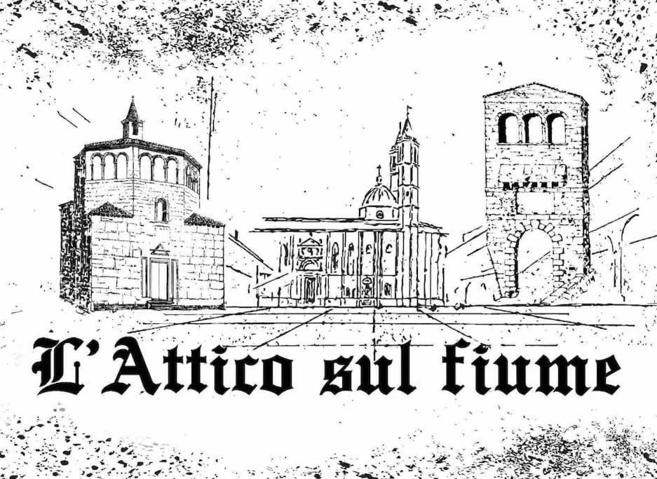 L'Attico Sul Fiume Center Home 아스콜리피체노 외부 사진